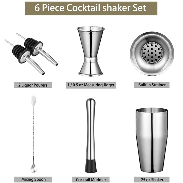 Cocktail Shaker Set - Cocktail Shaker Set - Image 4 of 5