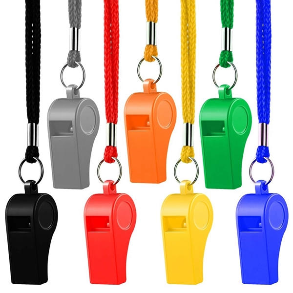 Train Whistles with Lanyard - Train Whistles with Lanyard - Image 1 of 4