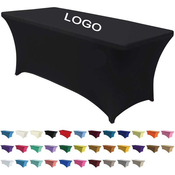 6ft Spandex Table Cover - 6ft Spandex Table Cover - Image 0 of 4