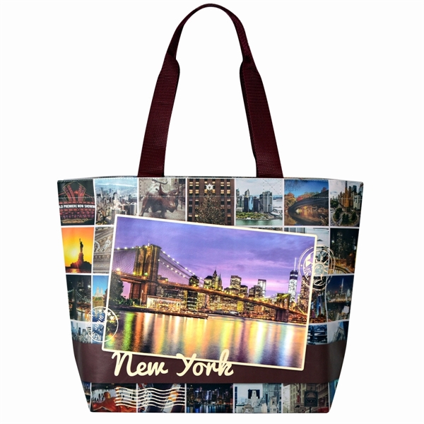 Full Color Non-Woven Travel Boat Tote Bag - Full Color Non-Woven Travel Boat Tote Bag - Image 0 of 1