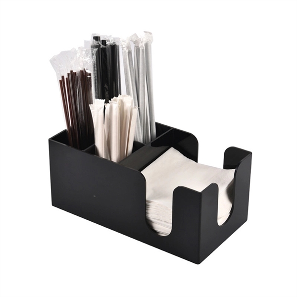 Bar Napkin Caddy with 6 Compartments - Bar Napkin Caddy with 6 Compartments - Image 5 of 6