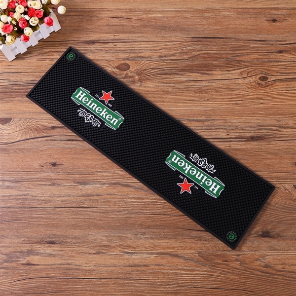 Custom PVC Bar Mats 21" x 3.5" - Custom PVC Bar Mats 21" x 3.5" - Image 1 of 10
