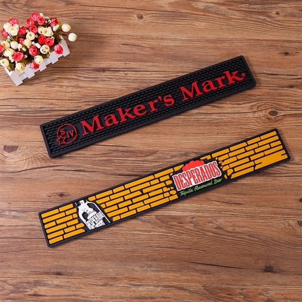 Custom PVC Bar Mats 21" x 3.5" - Custom PVC Bar Mats 21" x 3.5" - Image 4 of 10