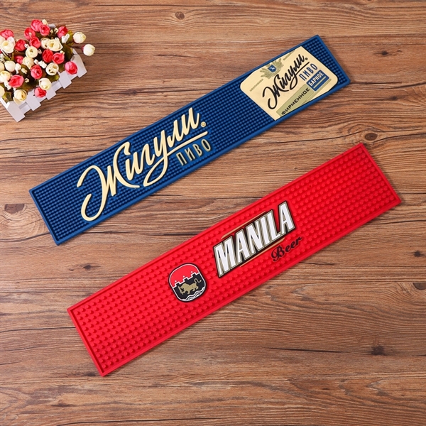 Custom PVC Bar Mats 21" x 3.5" - Custom PVC Bar Mats 21" x 3.5" - Image 5 of 10