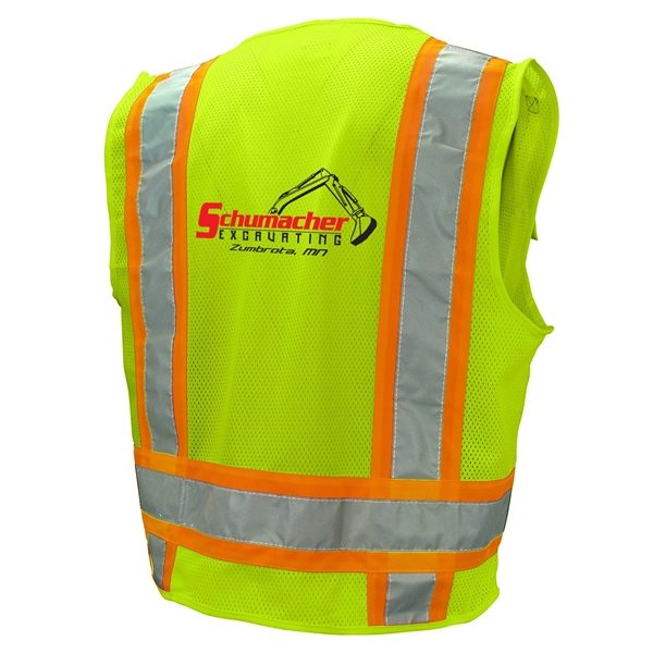 CLASS 2 SAFETY VEST WITH EXTRA POCKETS - CLASS 2 SAFETY VEST WITH EXTRA POCKETS - Image 2 of 7