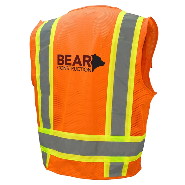 CLASS 2 SAFETY VEST WITH EXTRA POCKETS - CLASS 2 SAFETY VEST WITH EXTRA POCKETS - Image 5 of 7