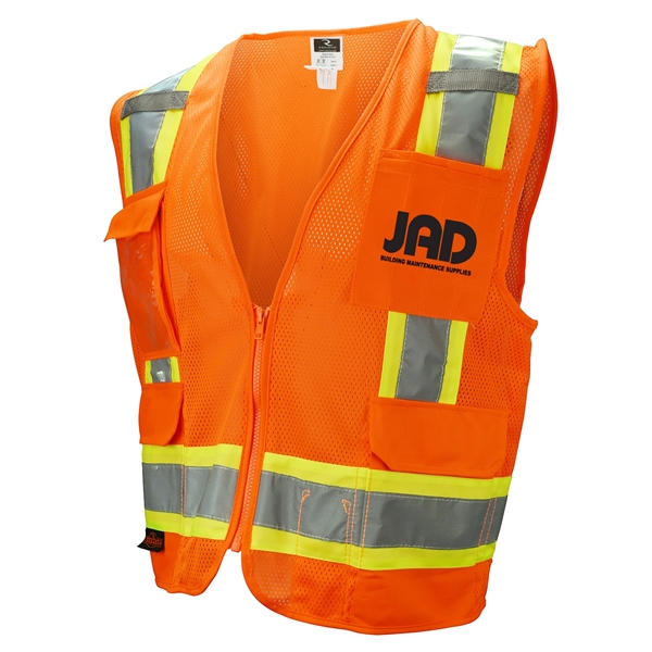 CLASS 2 SAFETY VEST WITH EXTRA POCKETS - CLASS 2 SAFETY VEST WITH EXTRA POCKETS - Image 4 of 7