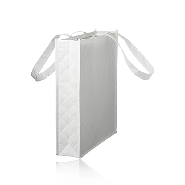 Reusable Quilted Pocket Grocery Tote Bag - Reusable Quilted Pocket Grocery Tote Bag - Image 9 of 10