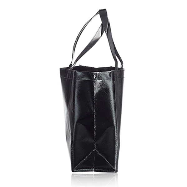 Kendra Metallic Laminated Shopping Bag - Kendra Metallic Laminated Shopping Bag - Image 3 of 5