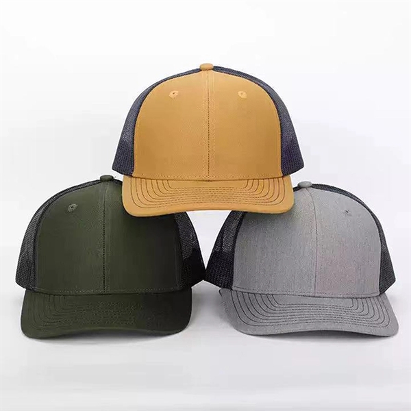 6 Panel Mesh Trucker Cap - 6 Panel Mesh Trucker Cap - Image 1 of 8