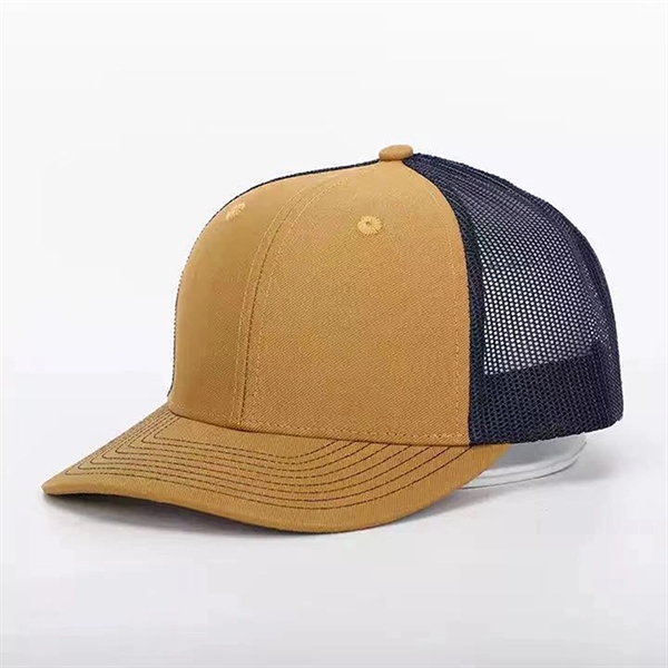 6 Panel Mesh Trucker Cap - 6 Panel Mesh Trucker Cap - Image 5 of 8