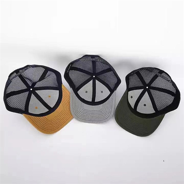 6 Panel Mesh Trucker Cap - 6 Panel Mesh Trucker Cap - Image 2 of 8