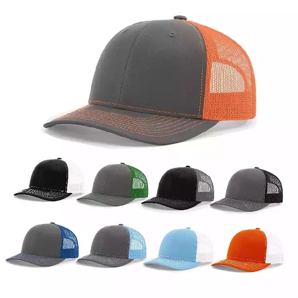 6 Panel Mesh Trucker Cap - 6 Panel Mesh Trucker Cap - Image 0 of 8