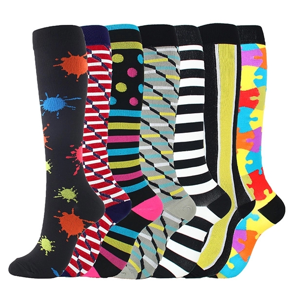 Compression Socks Women Men Christmas Stocking - Compression Socks Women Men Christmas Stocking - Image 5 of 8