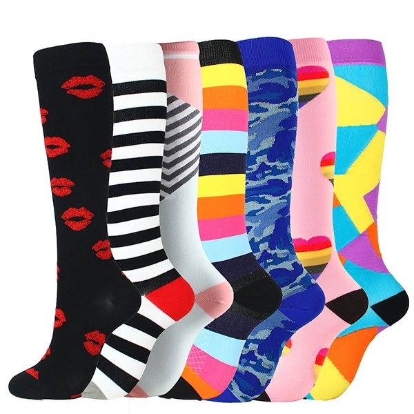 Compression Socks Women Men Christmas Stocking - Compression Socks Women Men Christmas Stocking - Image 6 of 8