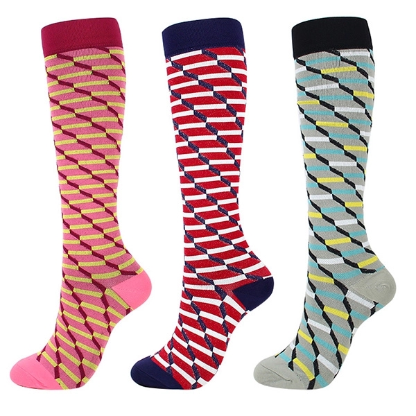 Compression Socks Women Men Christmas Stocking - Compression Socks Women Men Christmas Stocking - Image 7 of 8