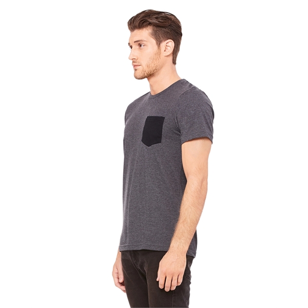 Bella + Canvas Men's Jersey Short-Sleeve Pocket T-Shirt - Bella + Canvas Men's Jersey Short-Sleeve Pocket T-Shirt - Image 68 of 96