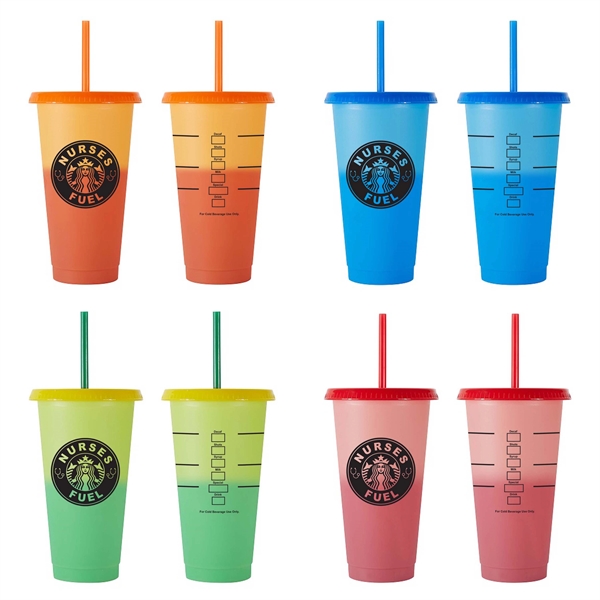 24 oz Chameleon Nurse Tumbler - 24 oz Chameleon Nurse Tumbler - Image 5 of 7