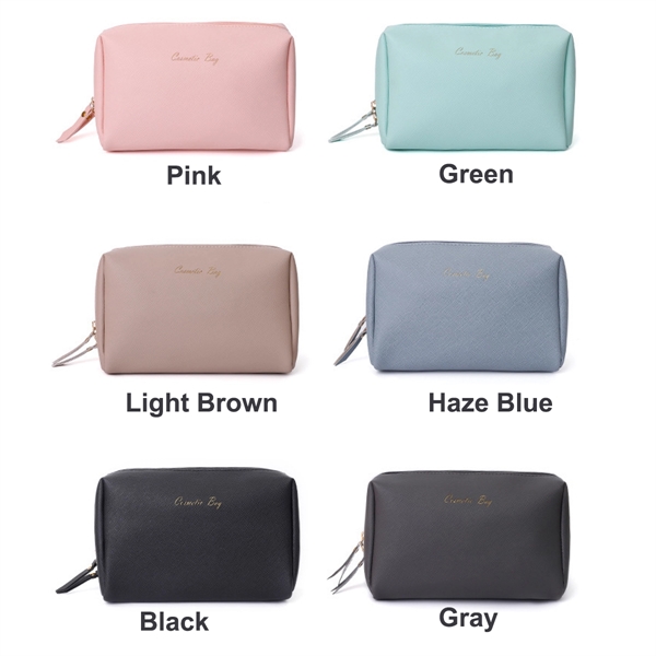 PU Leather Makeup Bag - PU Leather Makeup Bag - Image 1 of 5