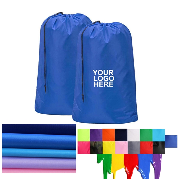Large Drawstring Laundry Bags - Large Drawstring Laundry Bags - Image 1 of 5