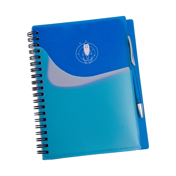 Travel Buddy Spiral Notebook with Pen (1 color) - Travel Buddy Spiral Notebook with Pen (1 color) - Image 2 of 7