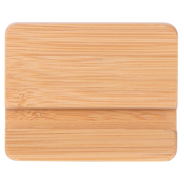 The Bamboo Dual Tablet and Mobile Device Holder - The Bamboo Dual Tablet and Mobile Device Holder - Image 2 of 7