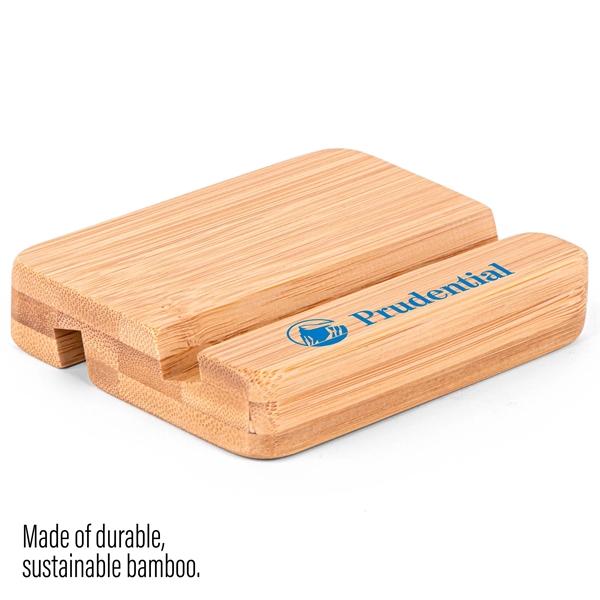 The Bamboo Dual Tablet and Mobile Device Holder - The Bamboo Dual Tablet and Mobile Device Holder - Image 3 of 7