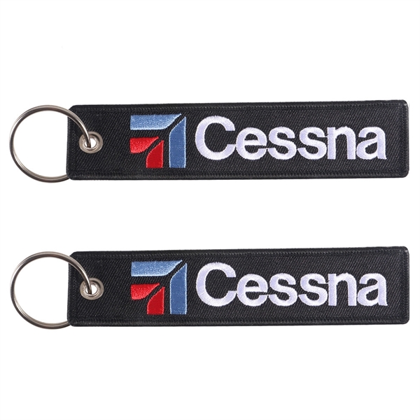 Embroidered Keychain Cloth Tag - Embroidered Keychain Cloth Tag - Image 3 of 7