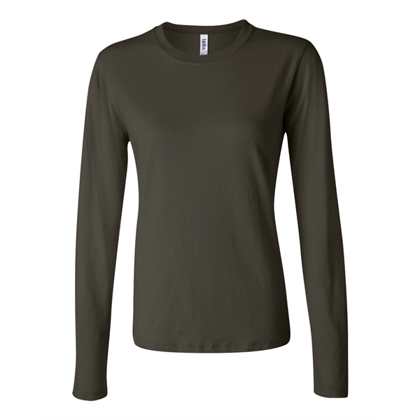 BELLA + CANVAS Women's Jersey Long Sleeve Tee - BELLA + CANVAS Women's Jersey Long Sleeve Tee - Image 31 of 39