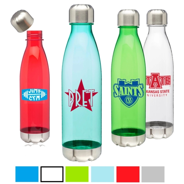 Sports Bottle w/ Custom Logo Gym Drinkware  Cola Shaped 25 o - Sports Bottle w/ Custom Logo Gym Drinkware  Cola Shaped 25 o - Image 0 of 0