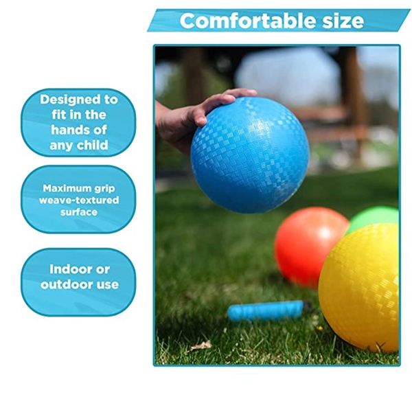 5 inch Playground Balls Kickball Handball Dodgeball for Kids - 5 inch Playground Balls Kickball Handball Dodgeball for Kids - Image 1 of 3
