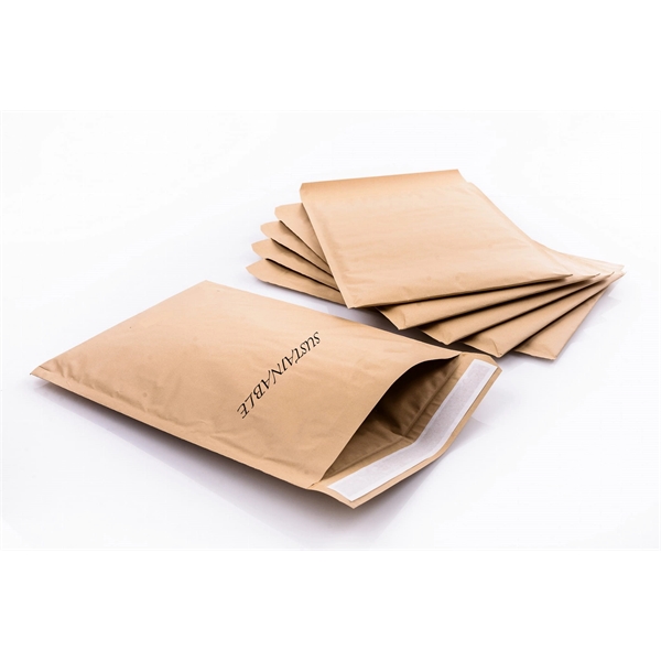 Sustainable Kraft Padded Self-Sealing Mailers, Size Small - Sustainable Kraft Padded Self-Sealing Mailers, Size Small - Image 1 of 6