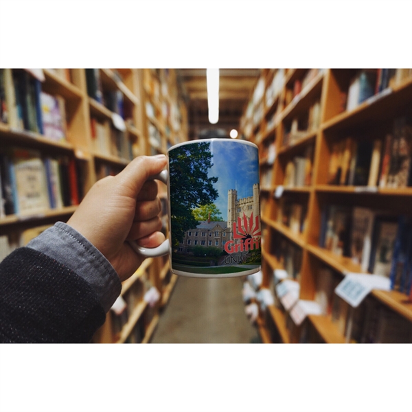 15 oz Full Color White Stoneware Magna Mug - 15 oz Full Color White Stoneware Magna Mug - Image 4 of 5
