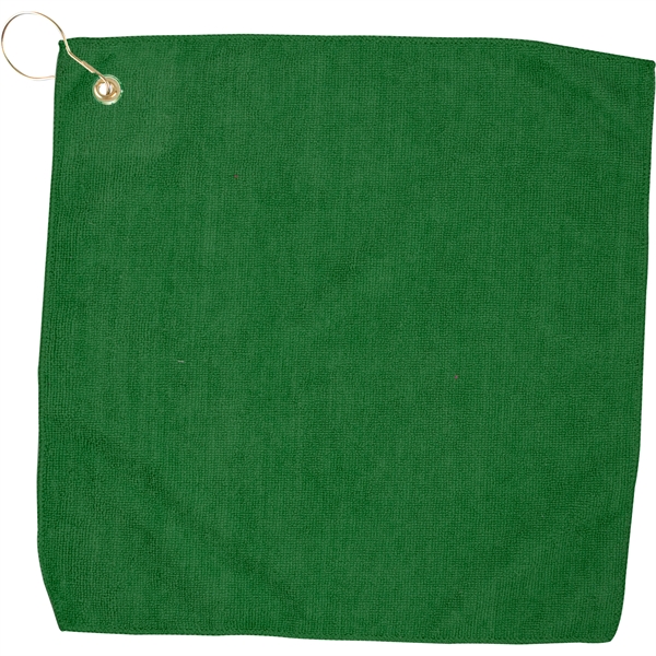 15" X 15" Hemmed Golf Towel With Grommet And Hook - 15" X 15" Hemmed Golf Towel With Grommet And Hook - Image 9 of 14