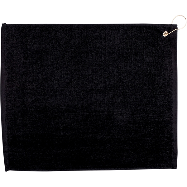 15" X 18" Hemmed Golf Towel W/ Grommet And Hook - 15" X 18" Hemmed Golf Towel W/ Grommet And Hook - Image 6 of 10
