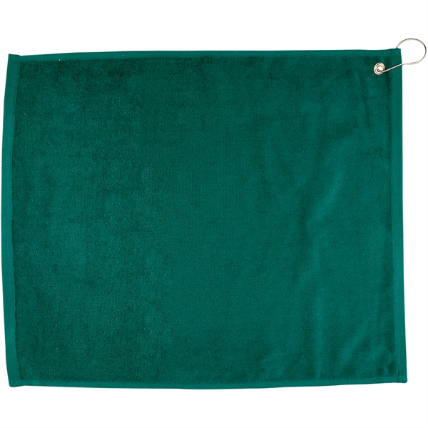 15" X 18" Hemmed Golf Towel W/ Grommet And Hook - 15" X 18" Hemmed Golf Towel W/ Grommet And Hook - Image 7 of 10