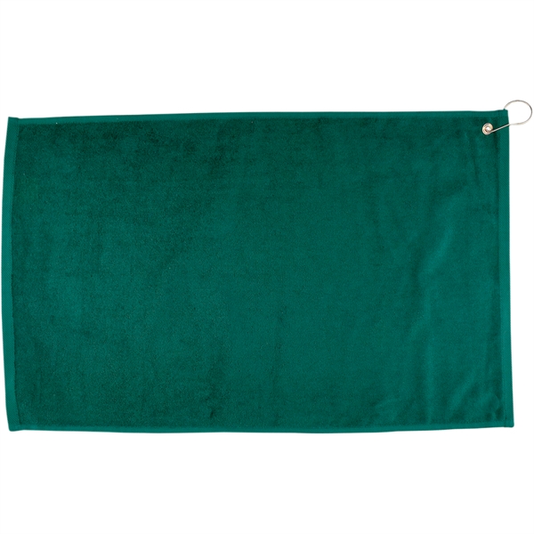 16" X 25"  Hemmed Golf Towel W/ Grommet And Hook - 16" X 25"  Hemmed Golf Towel W/ Grommet And Hook - Image 13 of 16