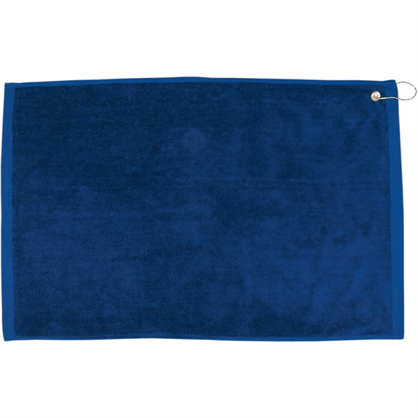 16" X 25"  Hemmed Golf Towel W/ Grommet And Hook - 16" X 25"  Hemmed Golf Towel W/ Grommet And Hook - Image 16 of 16