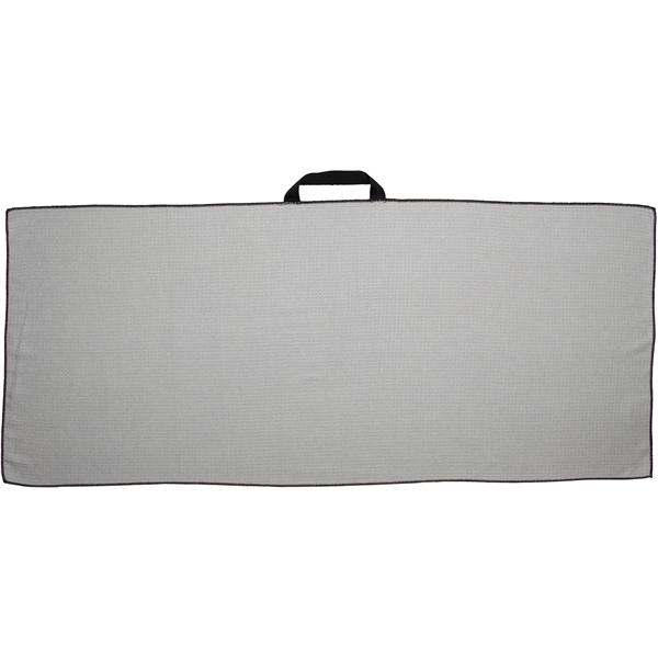 17" x 40" Waffle Caddy Towel w/ Black Loop - 17" x 40" Waffle Caddy Towel w/ Black Loop - Image 5 of 6