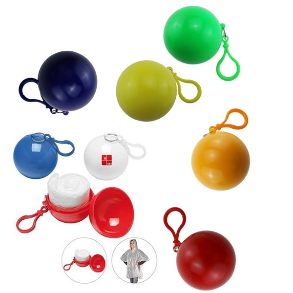 Disposable Rainy Day Poncho Ball - Disposable Rainy Day Poncho Ball - Image 3 of 5