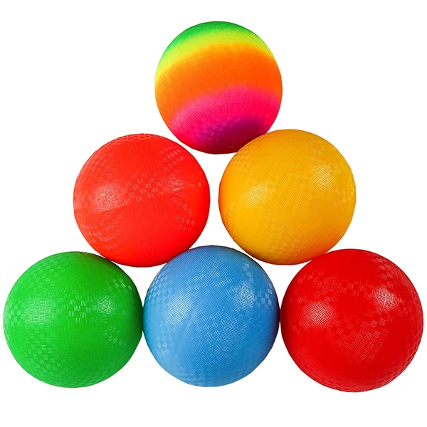 6 inch Playground Balls Kickball Handball Dodgeball for Kids - 6 inch Playground Balls Kickball Handball Dodgeball for Kids - Image 1 of 2