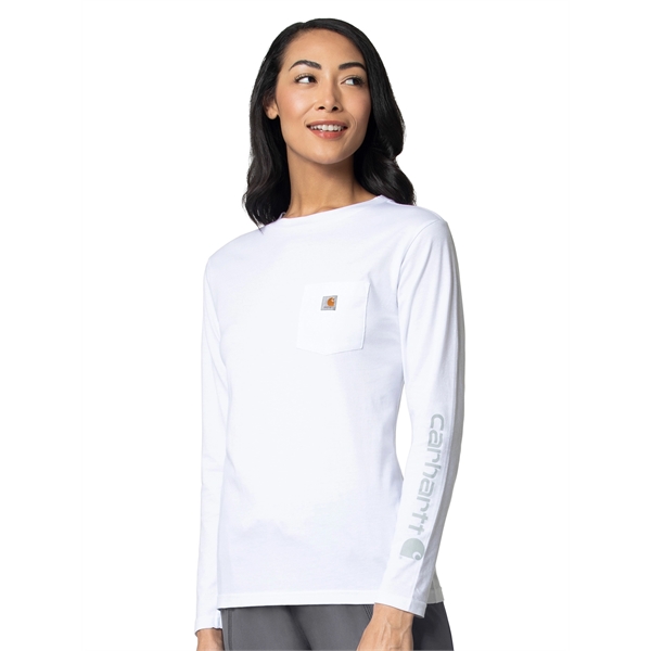 Carhartt Knits & Sub-Scrubs Women's Modern Long Sleeve Tee - Carhartt Knits & Sub-Scrubs Women's Modern Long Sleeve Tee - Image 0 of 2