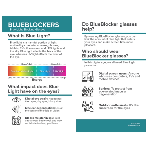 Blue Light Blocking Glasses - Blue Light Blocking Glasses - Image 3 of 5