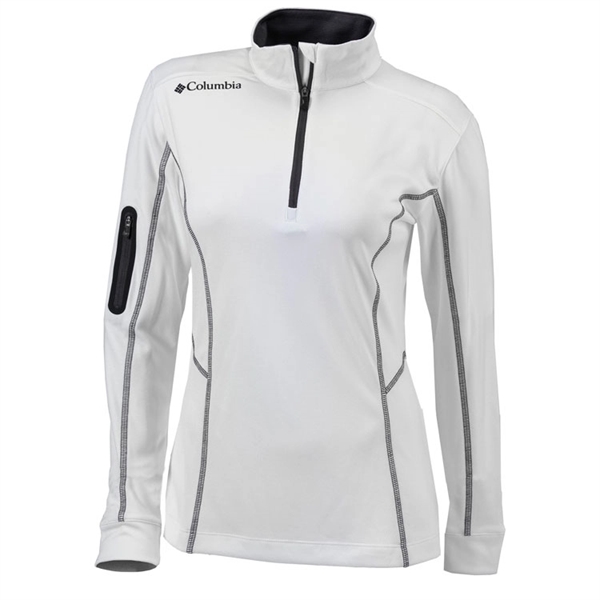 Columbia Ladies Omni-Wick Shotgun 1/4 Zip - Columbia Ladies Omni-Wick Shotgun 1/4 Zip - Image 1 of 10