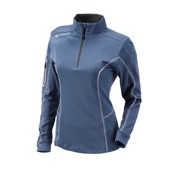 Columbia Ladies Omni-Wick Shotgun 1/4 Zip - Columbia Ladies Omni-Wick Shotgun 1/4 Zip - Image 2 of 10