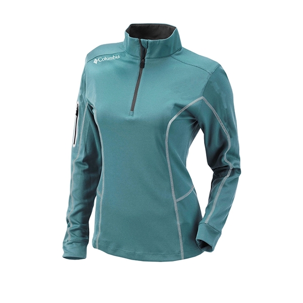 Columbia Ladies Omni-Wick Shotgun 1/4 Zip - Columbia Ladies Omni-Wick Shotgun 1/4 Zip - Image 4 of 10