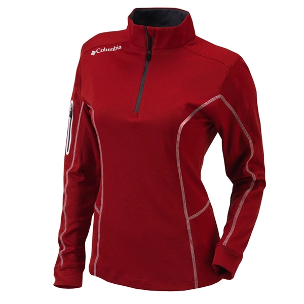 Columbia Ladies Omni-Wick Shotgun 1/4 Zip - Columbia Ladies Omni-Wick Shotgun 1/4 Zip - Image 6 of 10