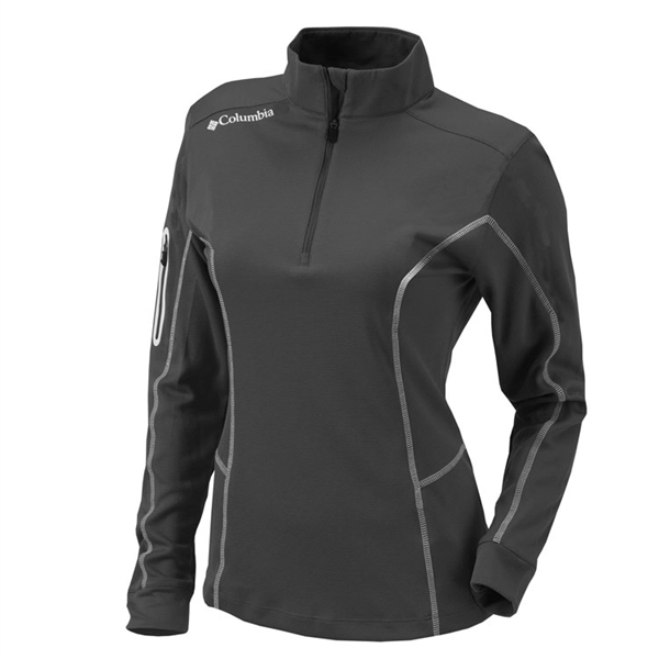 Columbia Ladies Omni-Wick Shotgun 1/4 Zip - Columbia Ladies Omni-Wick Shotgun 1/4 Zip - Image 7 of 10