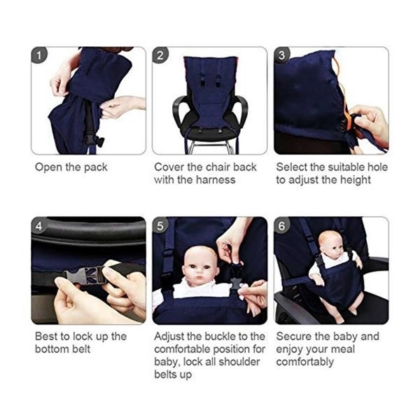 Portable Travel Safety Seat Chair Cover for Infant Feeding - Portable Travel Safety Seat Chair Cover for Infant Feeding - Image 1 of 3