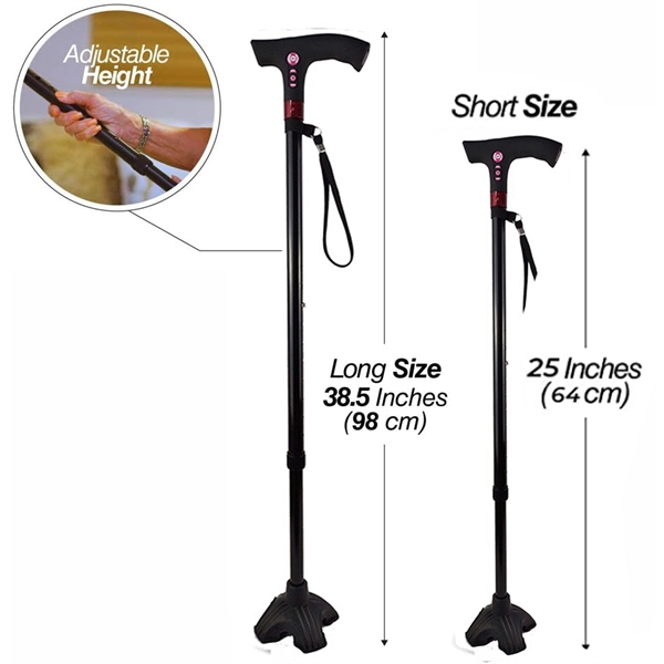 Smart Walking Cane with SOS Alarm - Smart Walking Cane with SOS Alarm - Image 2 of 4